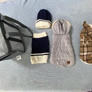 Puppy Sweaters and Puppy Tote Bag Small to Medium Sized Dog